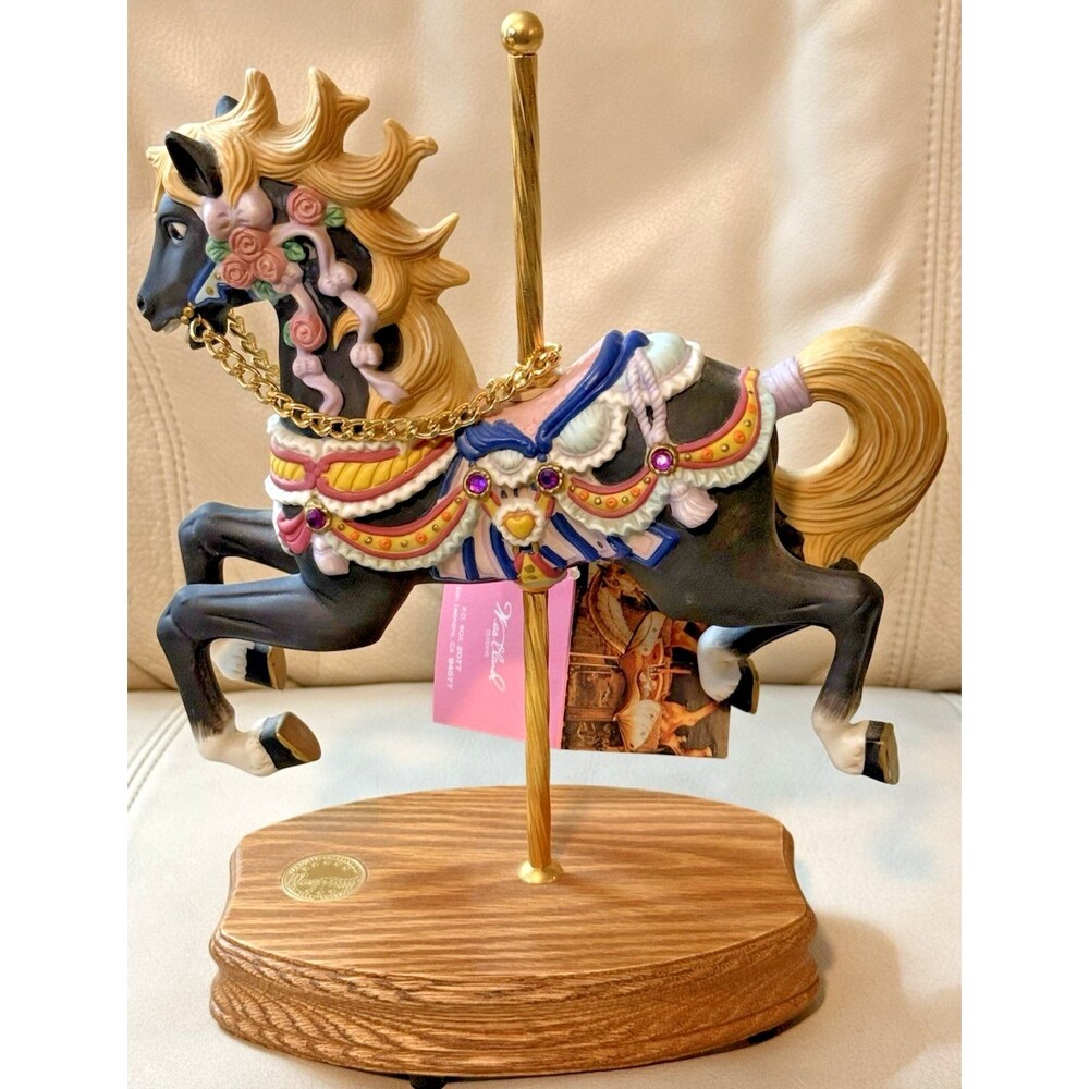 Westland Horse Carousel Music Box Limited Ed. 0047/8000 "Somewhere In Time" VTG